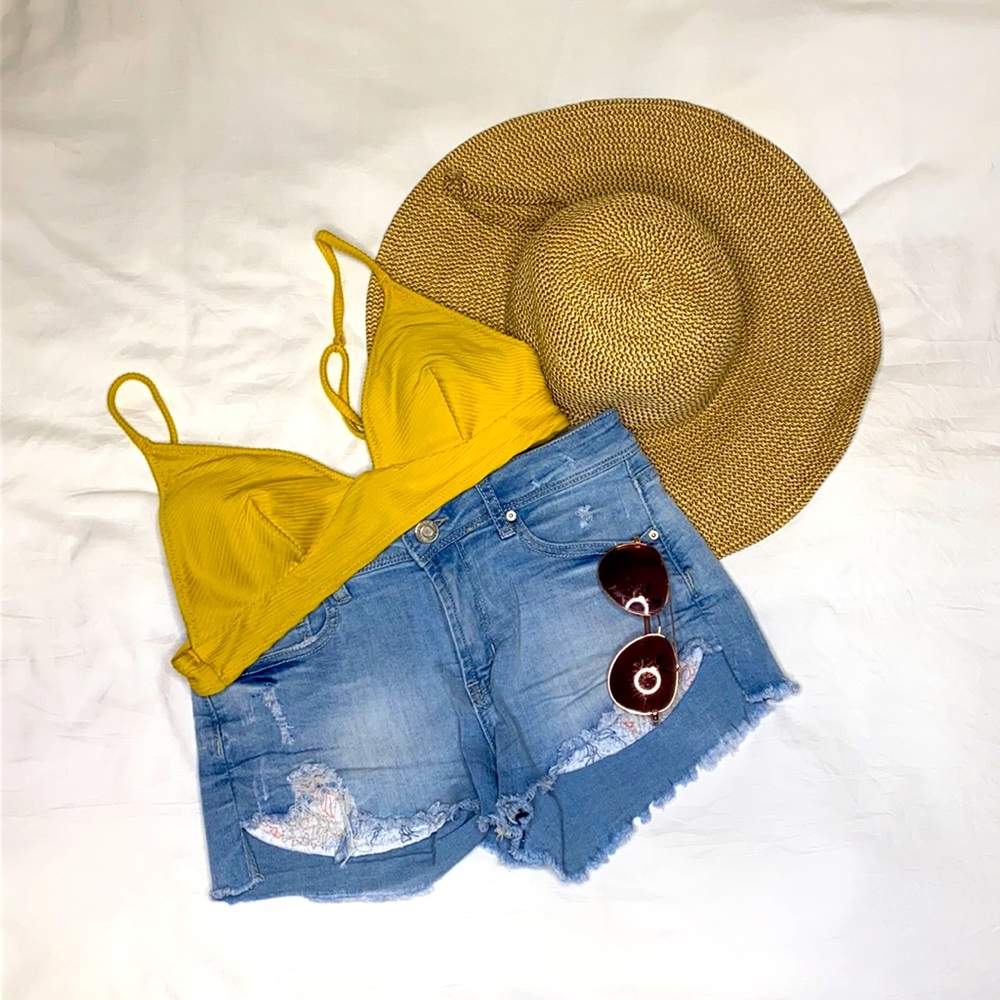Old Navy Ribbed Bikini Top